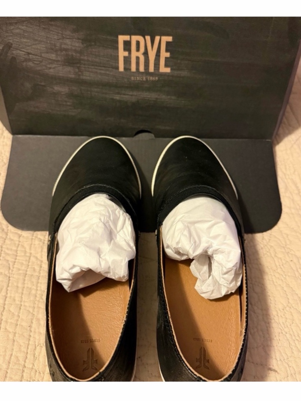 Frye Melanie Slip-On Sneakers in Grey